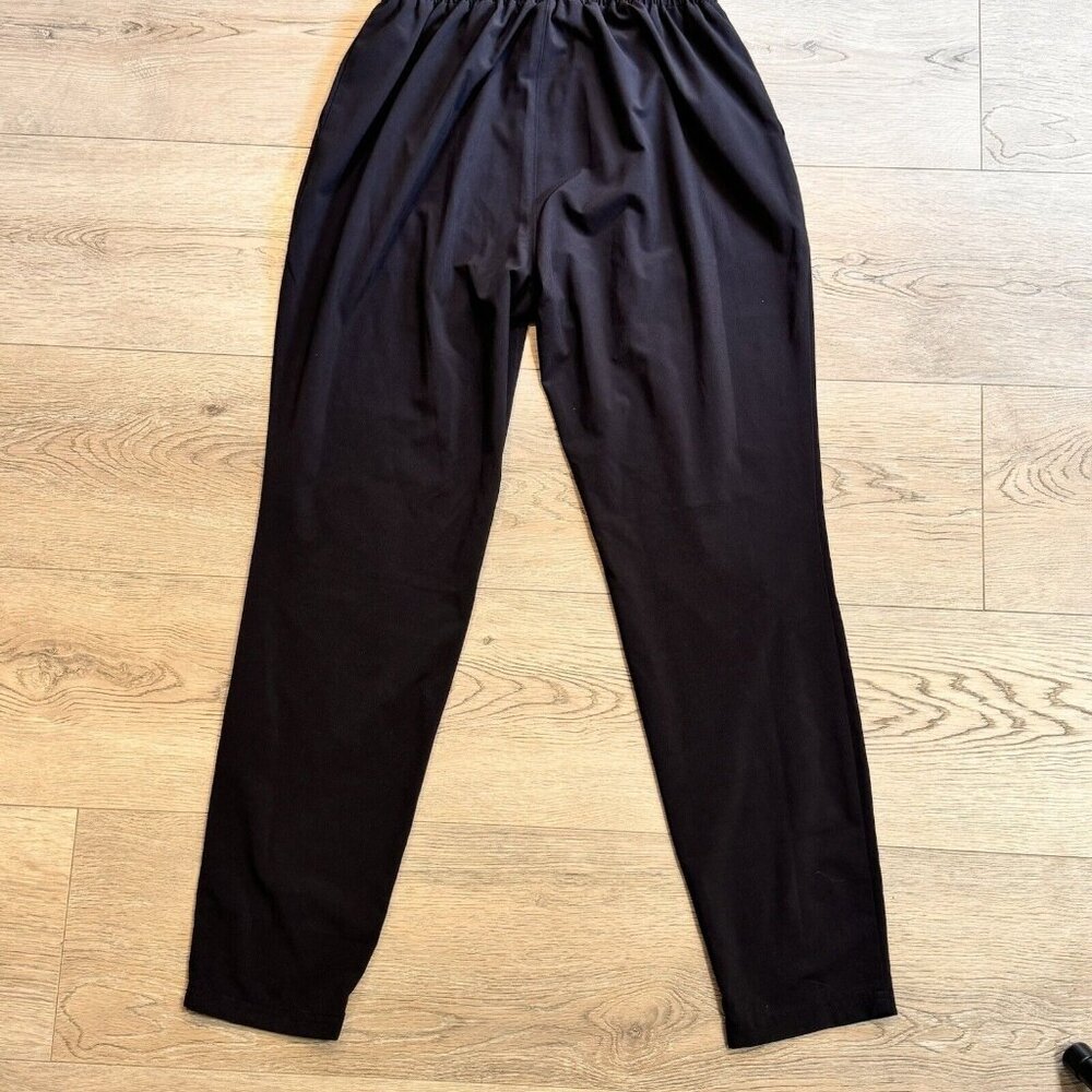 Athleta Roaming Romper Women's 4 Black Ankle Sleeveless Jumpsuit Athletic UPF 50 - Picture 3 of 9